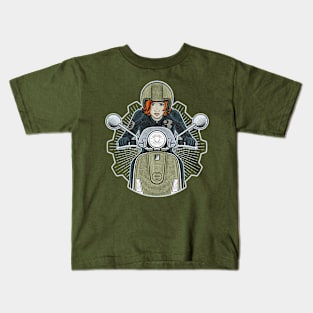 DoubleGood Scootergirl Kids T-Shirt